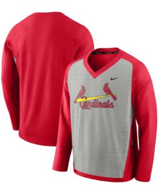 Nike - Men's St. Louis Cardinals Performance Pullover Windshirt