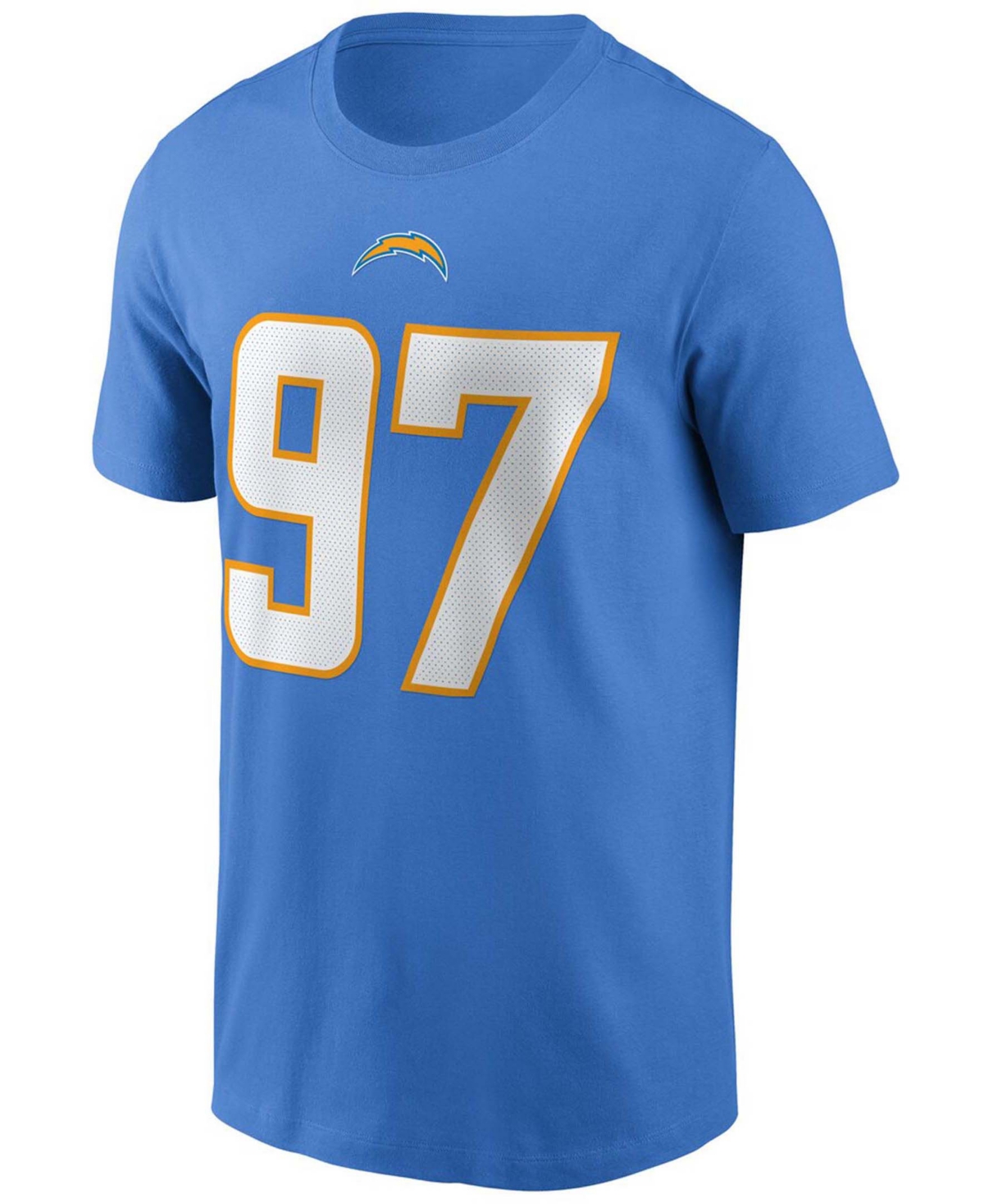 Men's Joey BosaLos Angeles Chargers Name and Number T-shirt - Powder Blue
