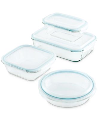 Lock n Lock - 4-Pc. Purely Better Bake Serve & Store Glass Baking Set