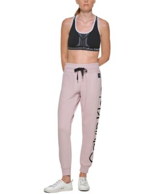 Calvin Klein - Women's Flocked Logo Jogger Pants