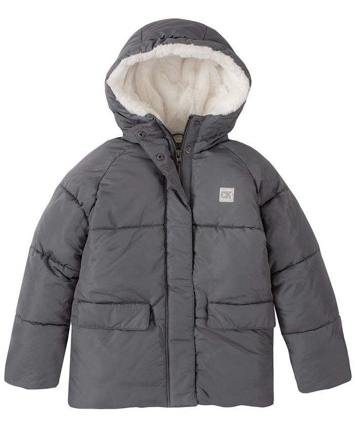 Calvin Klein Little Girls Lined Jacket Reviews Coats Jackets Kids Macy S