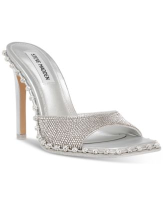 Steve Madden Women's Zaylee-R Rhinestone Dress Sandals - Macy's