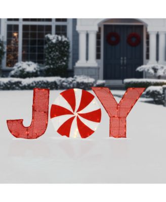 'Joy' Lighted Sign