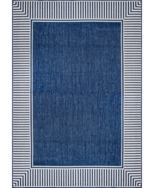 Nuloom Cabana Gbcb02c 5' X 8' Outdoor Area Rug In Navy