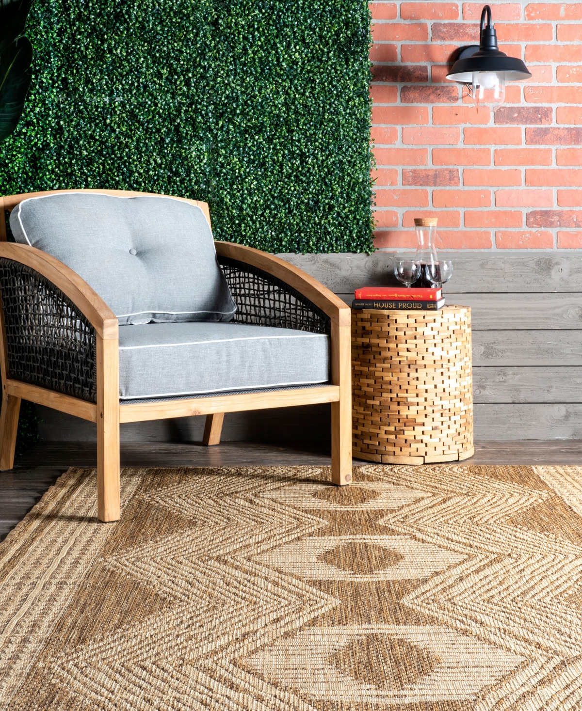 nuLoom Cabana GBCB01A Outdoor Area Rug