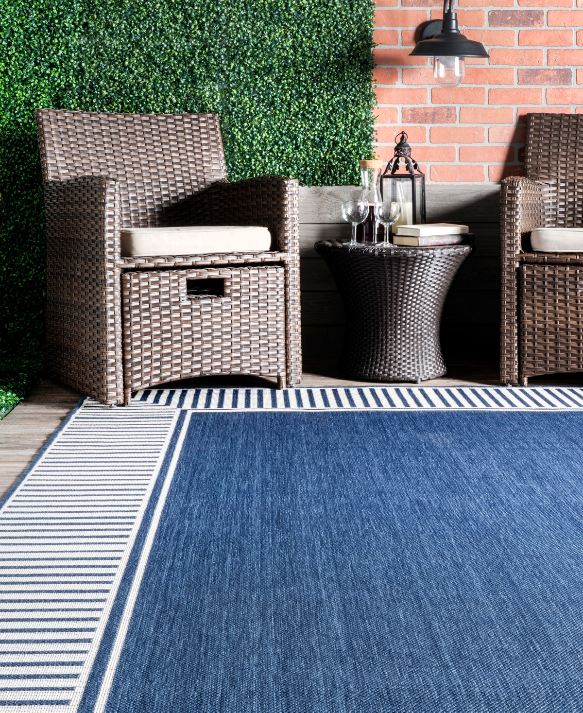 nuLoom Cabana GBCB02C 5' Outdoor Area Rug