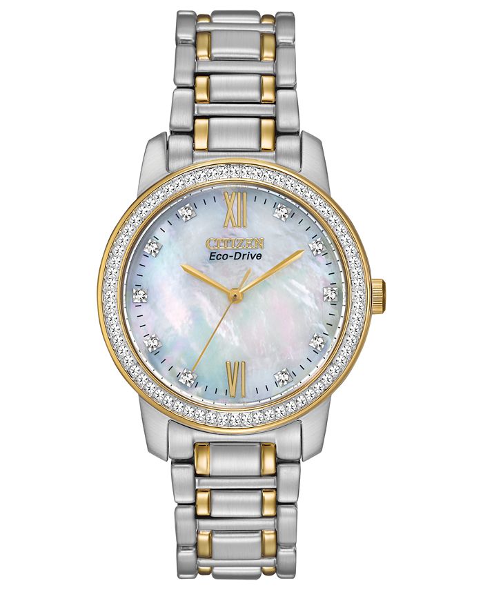Citizen Women s Eco Drive Two Tone Stainless Steel Bracelet Watch