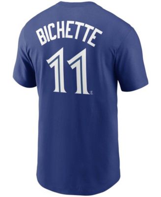 Men's Bo Bichette Royal Toronto Blue Jays Name Number T-shirt