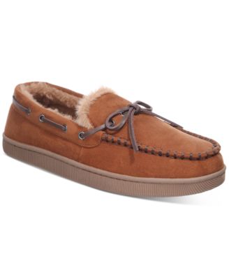 Club Room Men s Moccasin Slippers Created for Macy s Macy s