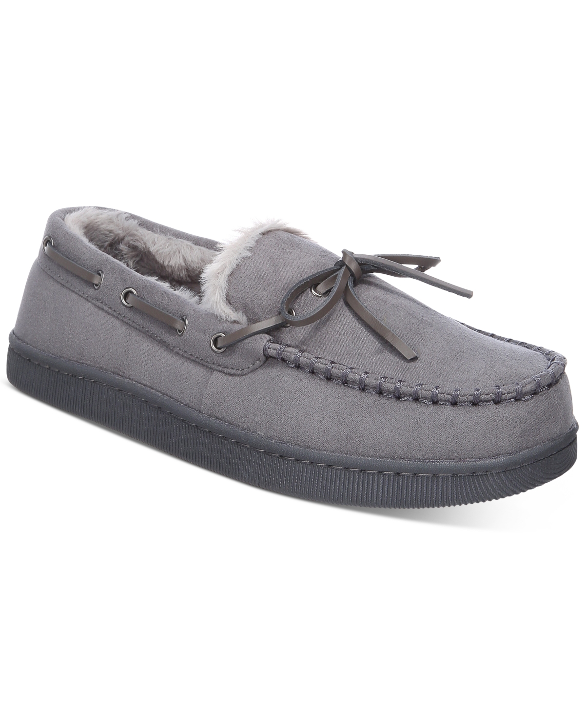 Men's Moccasin Slippers, Created for Macy's - Tan