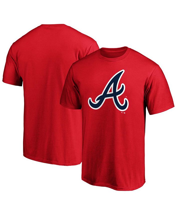 Atlanta Braves Shirt Womens Small Blue V Neck Graphic Tee Casual