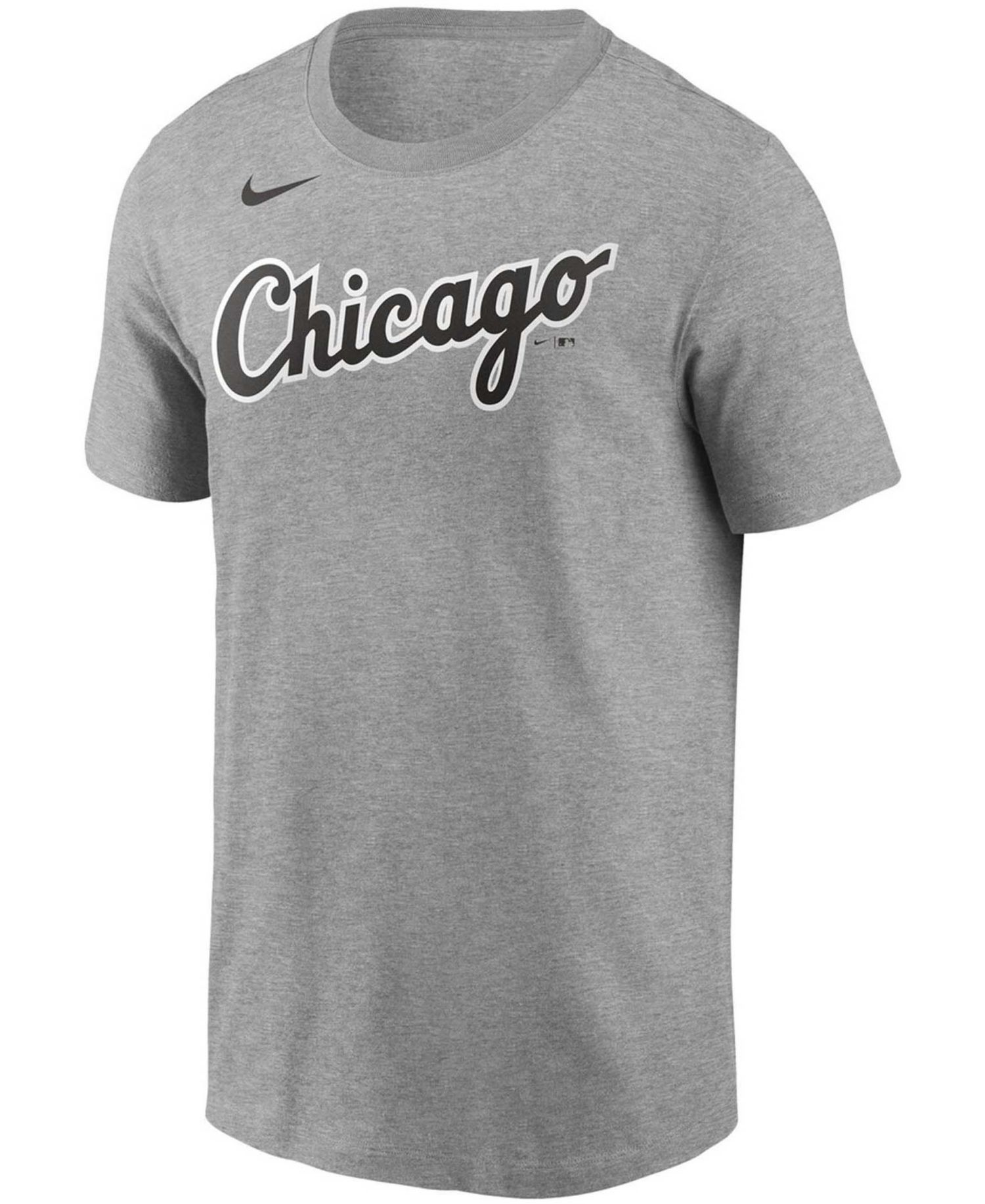 Men's Heather Gray Chicago White Sox Name & Number T-shirt