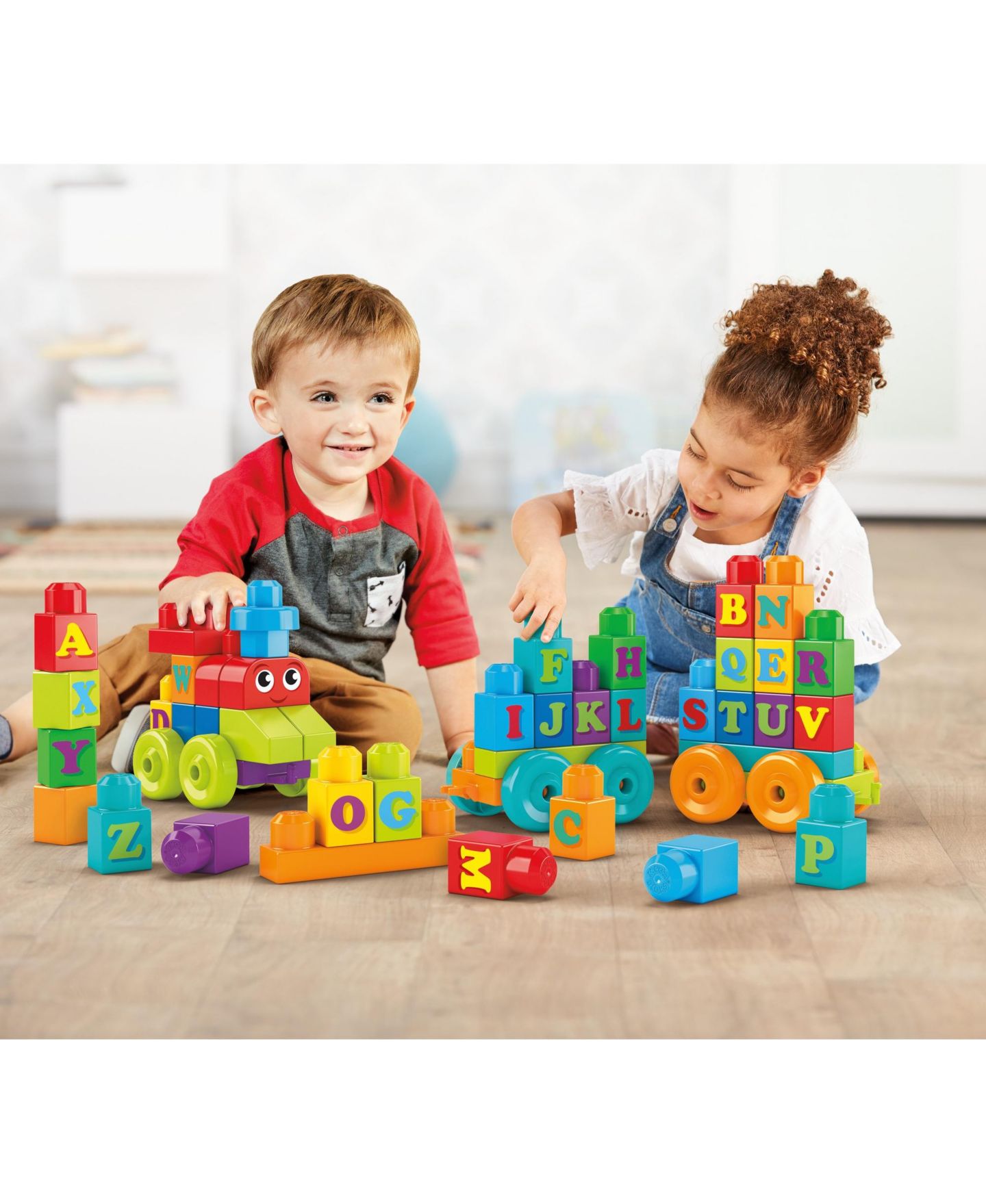 Детский конструктор Mega Bloks Building Basics Abc Learning Train — фото 2
