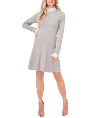 macy's white sweater dress