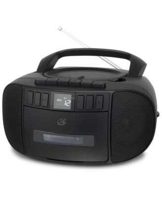 GPX CD Cassette AM or FM Radio Boom box, BCA209B