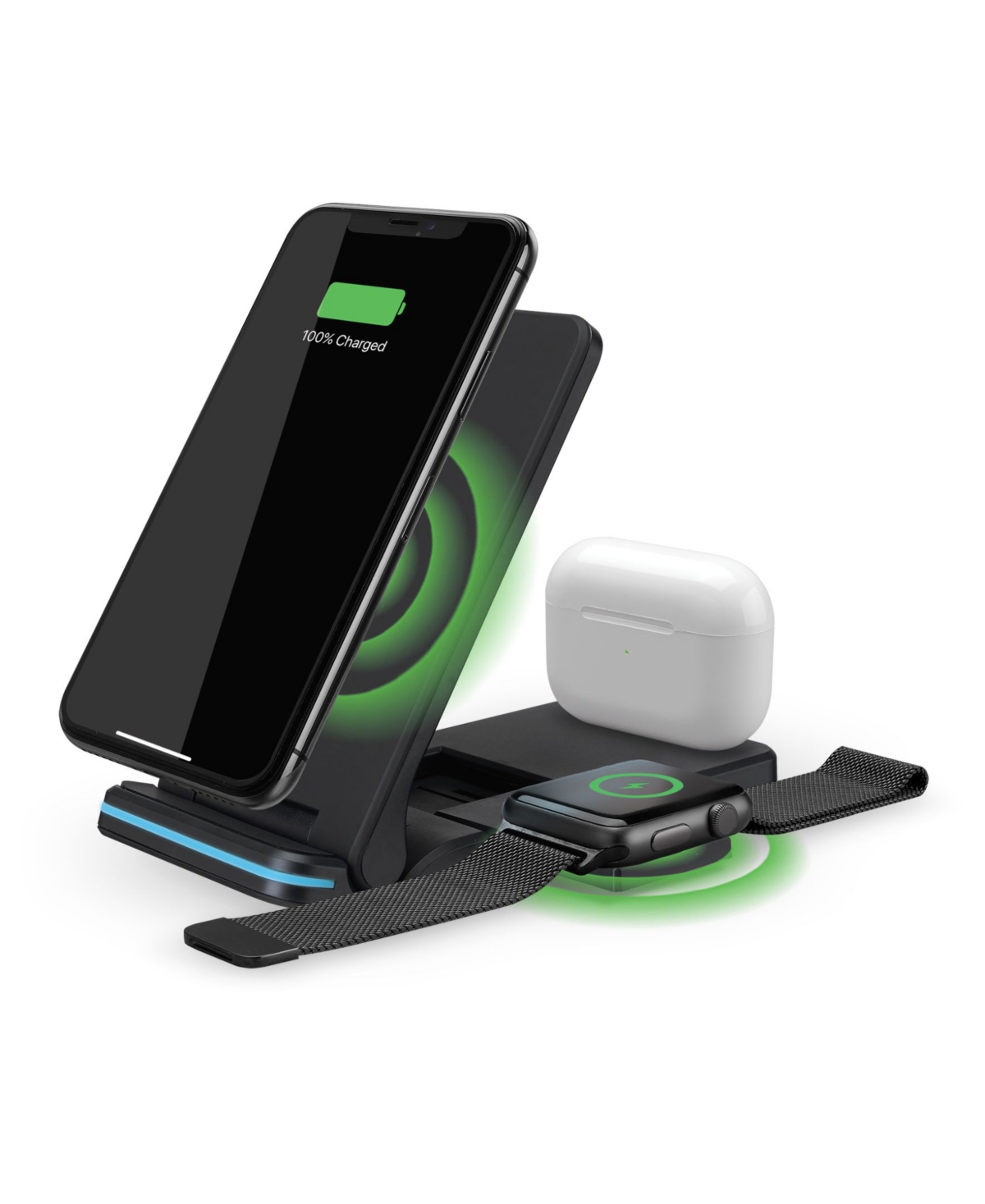 iLive 3-in-1 Wireless Charging Stand