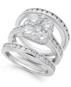 Diamond Engagement Ring Bridal Set in 14k Gold (3-3/4 ct. t.w.)