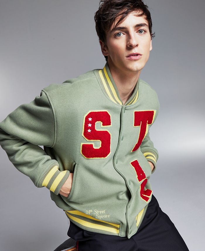 INC International Concepts Allen Onyia for INC Men's Varsity Jacket