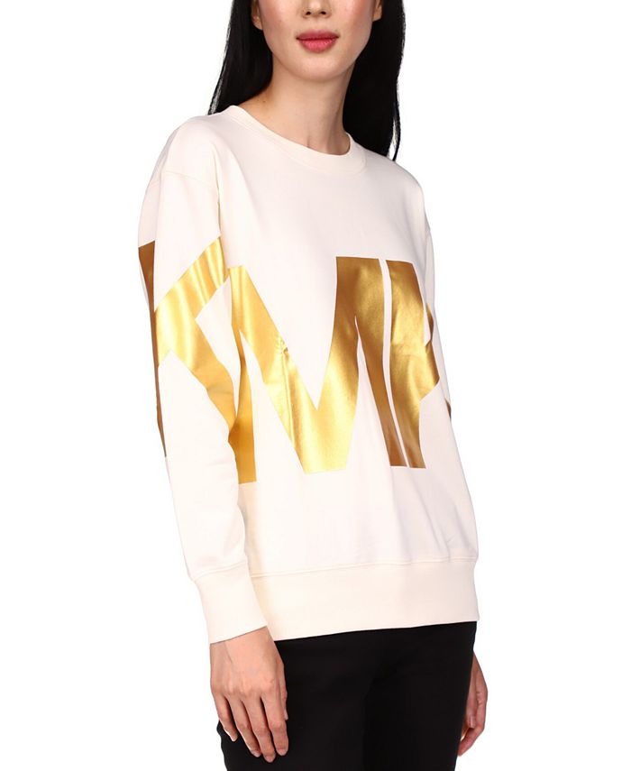 Michael Kors Logo Sweatshirt & Reviews - Tops - Women - Macy's
