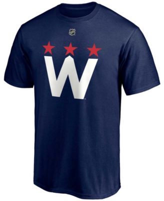 Fanatics Men's Nicklas Backstrom Navy Washington Capitals 2020/21 Alternate Authentic Stack Name and Number T-shirt