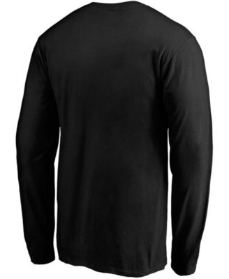 Men's Black Pittsburgh Penguins Primary Team Logo Long Sleeve T-shirt