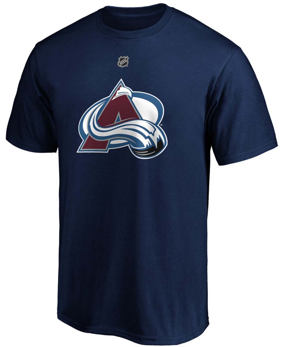 Men's Cale MakarColorado Avalanche Authentic Stack Name and Number Team T-shirt - Navy