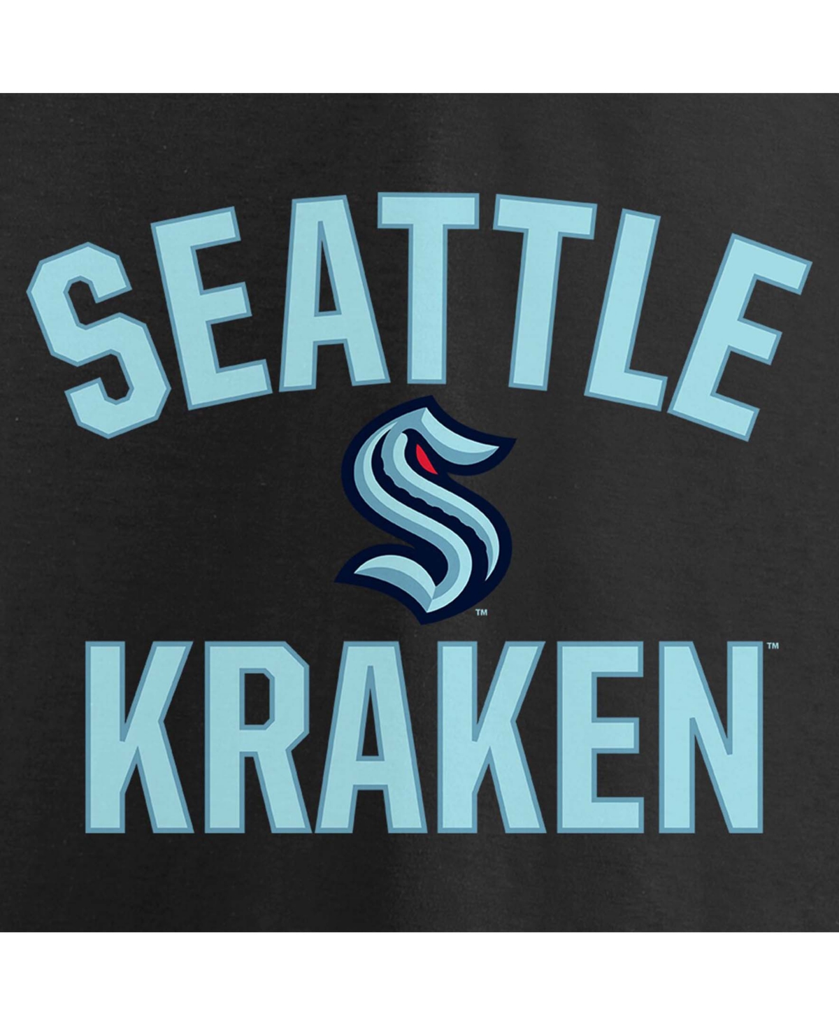 Men'sSeattle Kraken Victory Arch T-shirt - Black