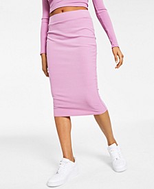 Ribbed Midi Skirt, Created for Macy's