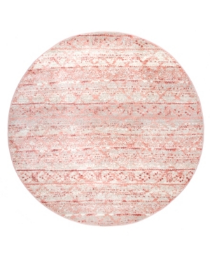 Nuloom Sundry Acsd04a 6' X 6' Round Area Rug In Pink