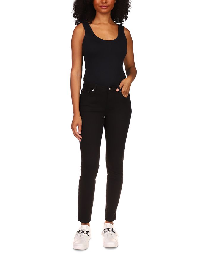 Michael Kors Women's Selma Button Hem Jeans Blue Size 18W