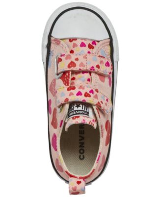Converse Toddler Girls Chuck Taylor All Star Hearts Easy-On Stay-Put Closure Casual Sneakers from Finish Line