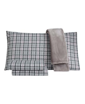 Sanders - 5 Piece Sheet Set With Throw Queen Size