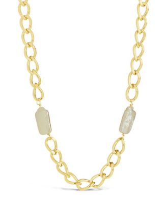 Women's Imitation Pearl Chain Necklace