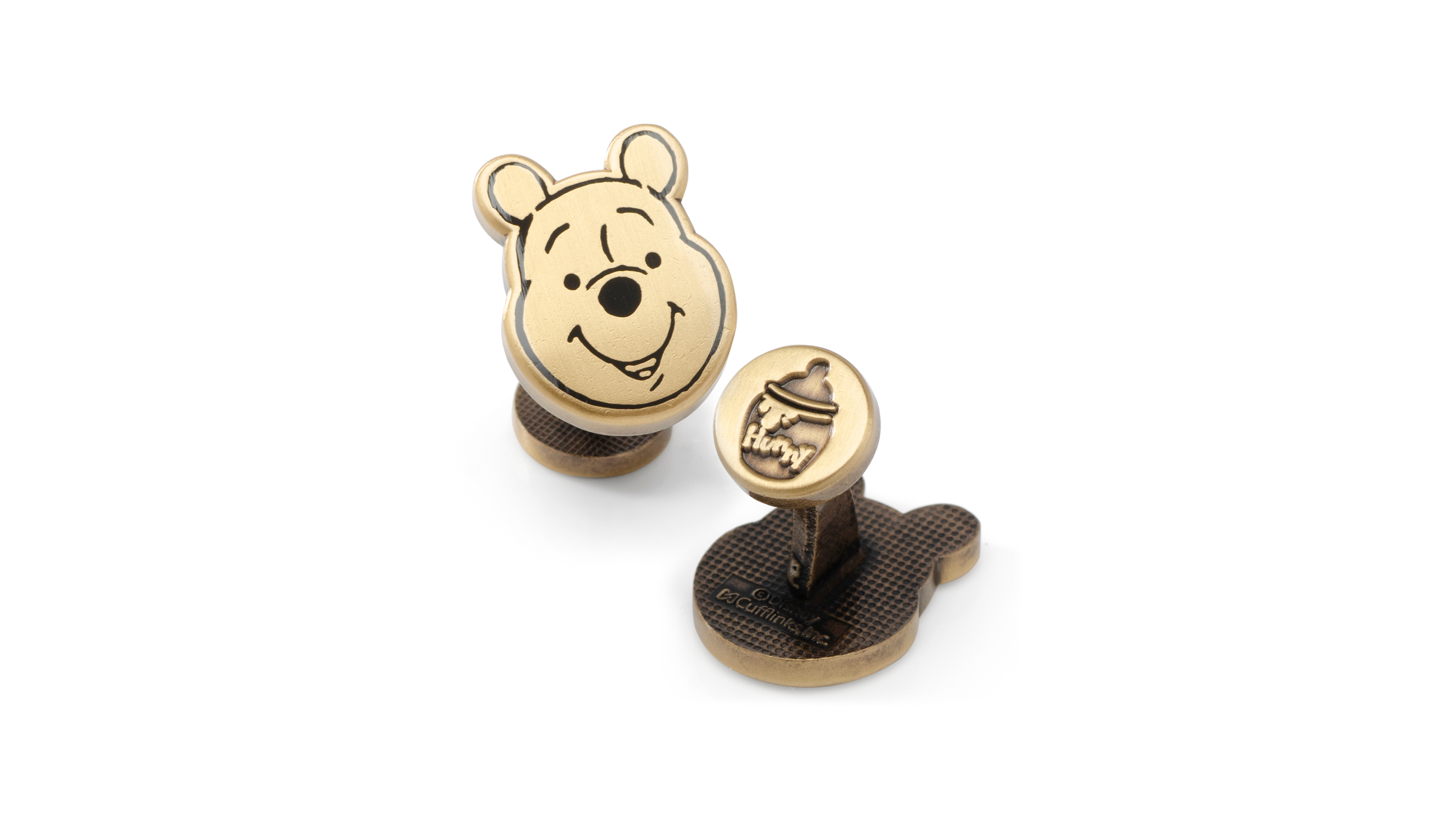 Disney Men's Winnie The Pooh Face Cufflinks