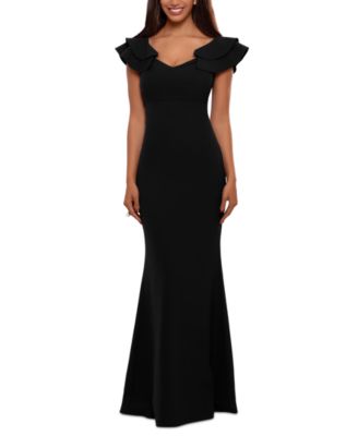 macys black formal dresses
