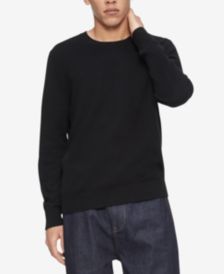 Men's Solid Merino Wool Sweater