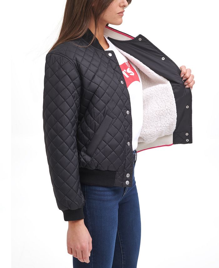 Levi's Diamond Quilted Bomber Jacket Macy's