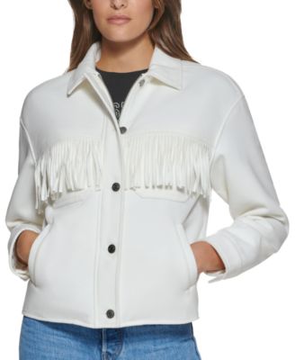 fringe trim jacket