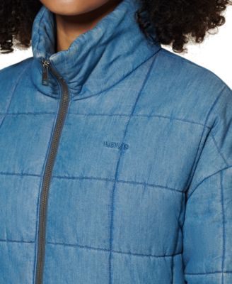 levis denim puffer jacket
