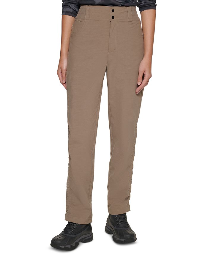 BASS OUTDOOR Women's High-Rise Tapered Snap Pants - Macy's