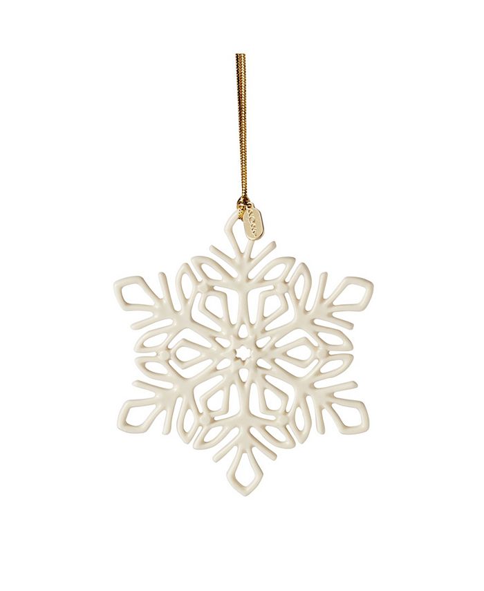 Lenox Christmas Annual Snow Fantasies Snowflake Ornament New Dated 2021 892587 