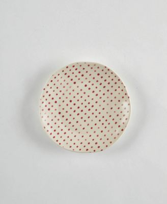 Mayflower Dot Salad Plates, Set of 4