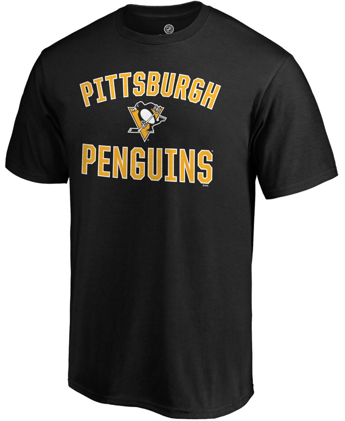 Men'sPittsburgh Penguins Team Victory Arch T-shirt - Black