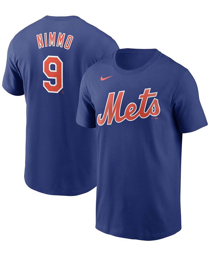 Nike Men's Brandon Nimmo Royal New York Mets Player Name Number T-shirt -  Macy's