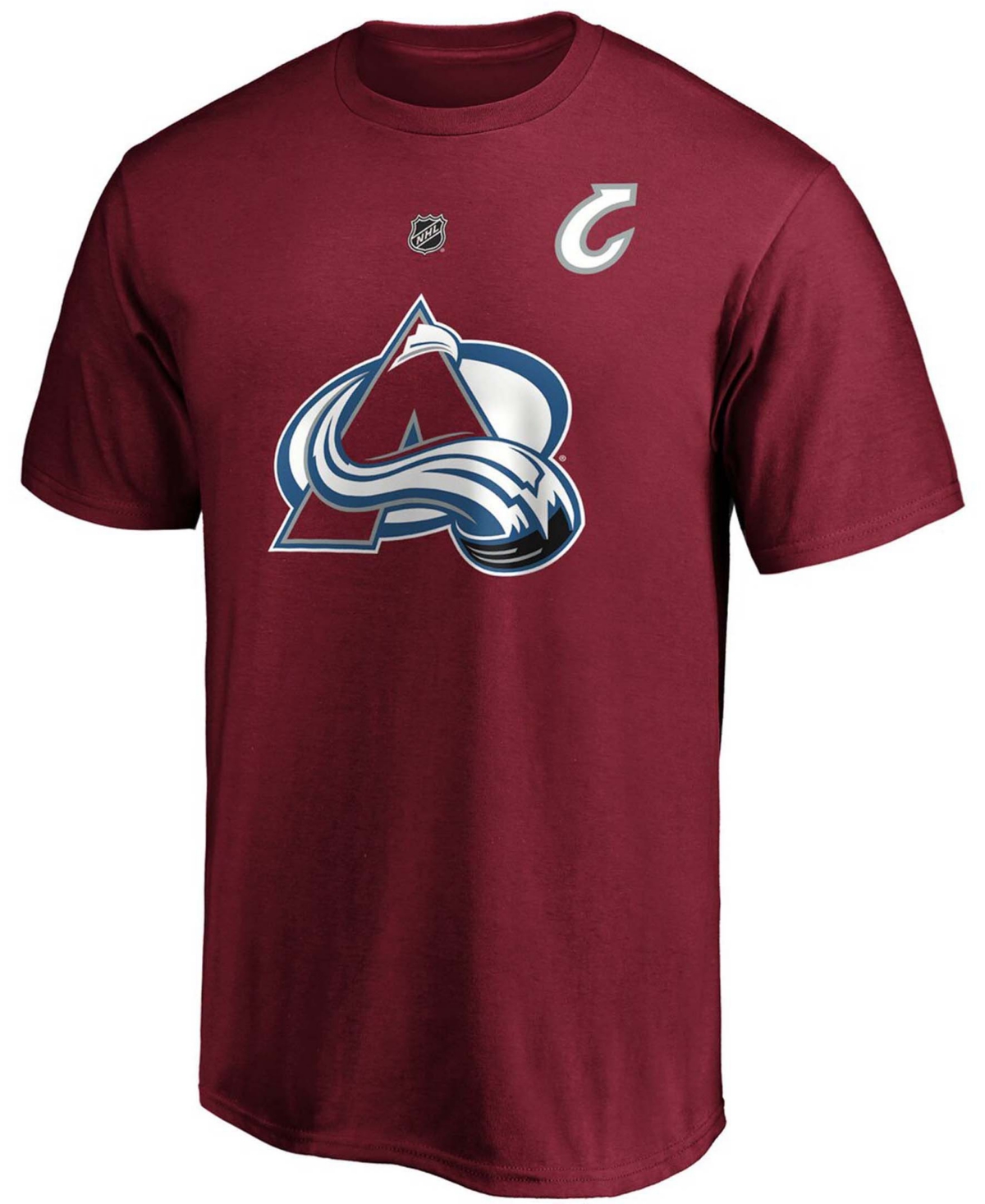 Men's Gabriel LandeskogColorado Avalanche Authentic Stack Name and Number T-shirt - Burgundy