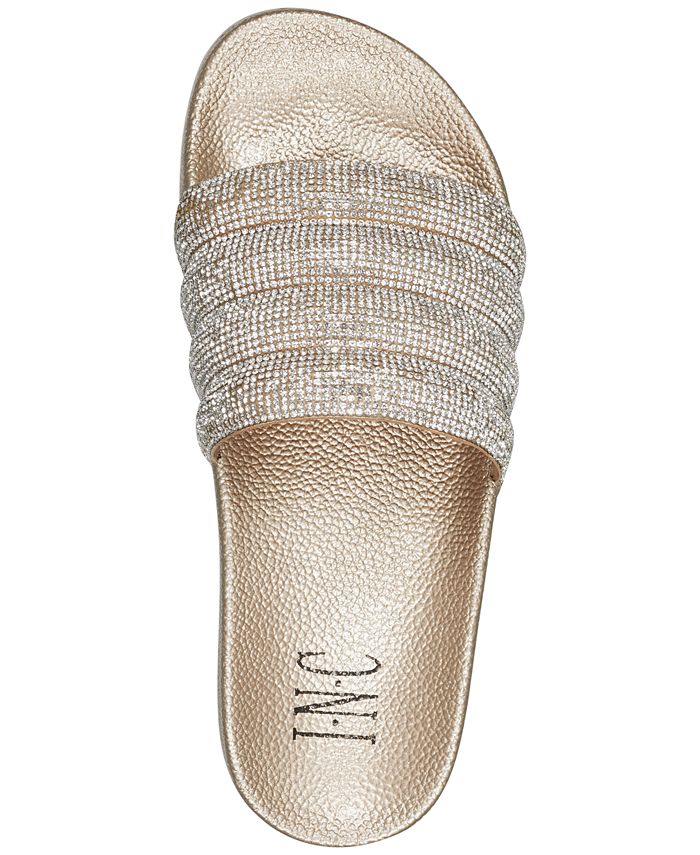 INC International Concepts Women's Peymin Pool Slides, Created for Macy