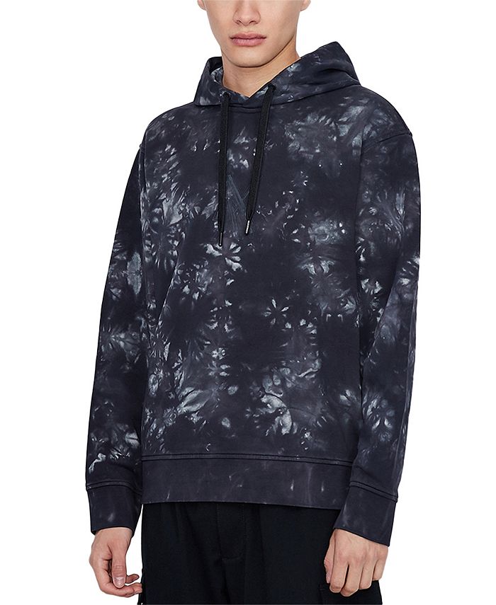 Armani exchange outlet tie dye hoodie