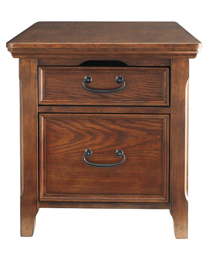 Signature Design By Ashley Woodboro VintageLike Media End Table Macy's