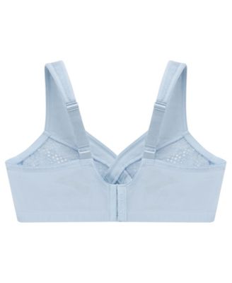 Women's Full Figure Plus Size Magic Lift Moisture Control Wirefree Bra 1064