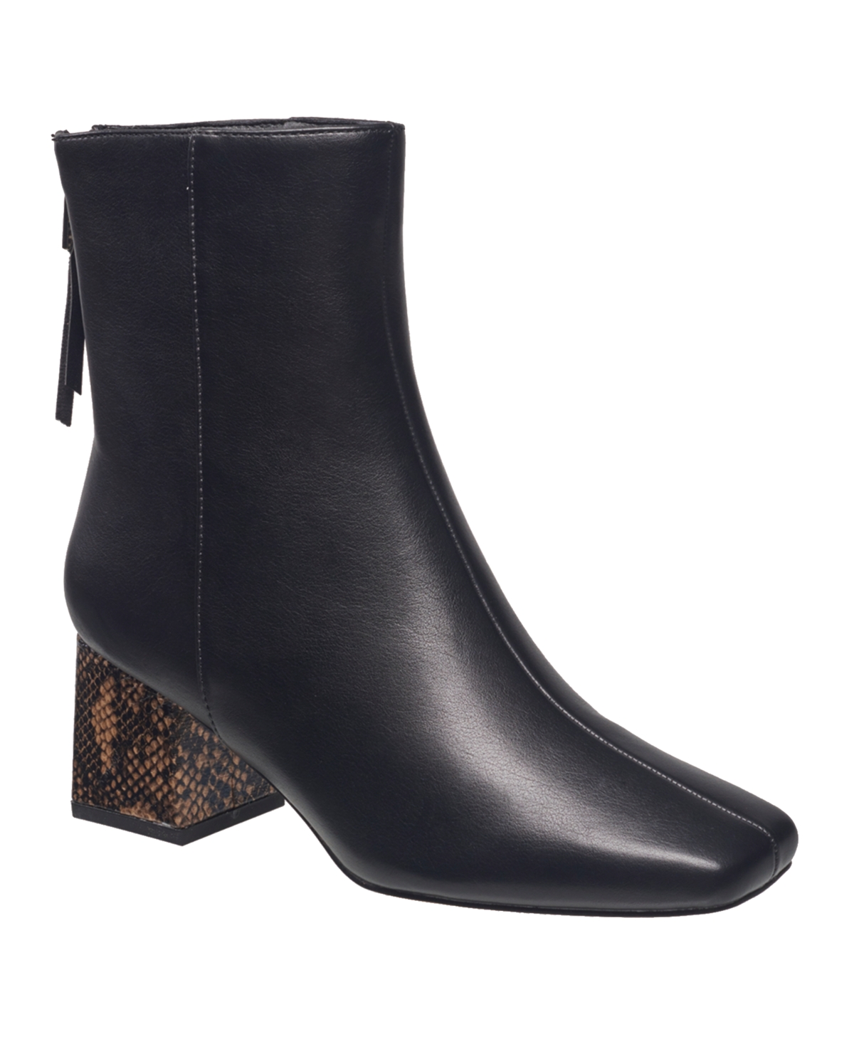 Women's Tess Side Zip Narrow Calf Boots - Black